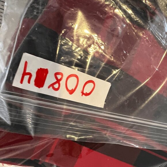 Le 31 Simons Men’s 15.5 R Red Black Plaid Long Sleeve Button Down Shirt Casual - Picture 10 of 10